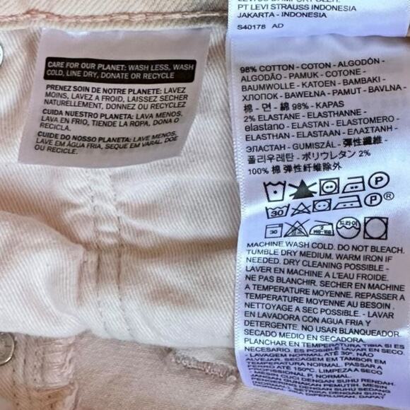 Levi's Shorts Men Size 31 Tie Dye Hippy Summer Festival Concert Travel Packable - Picture 5 of 8